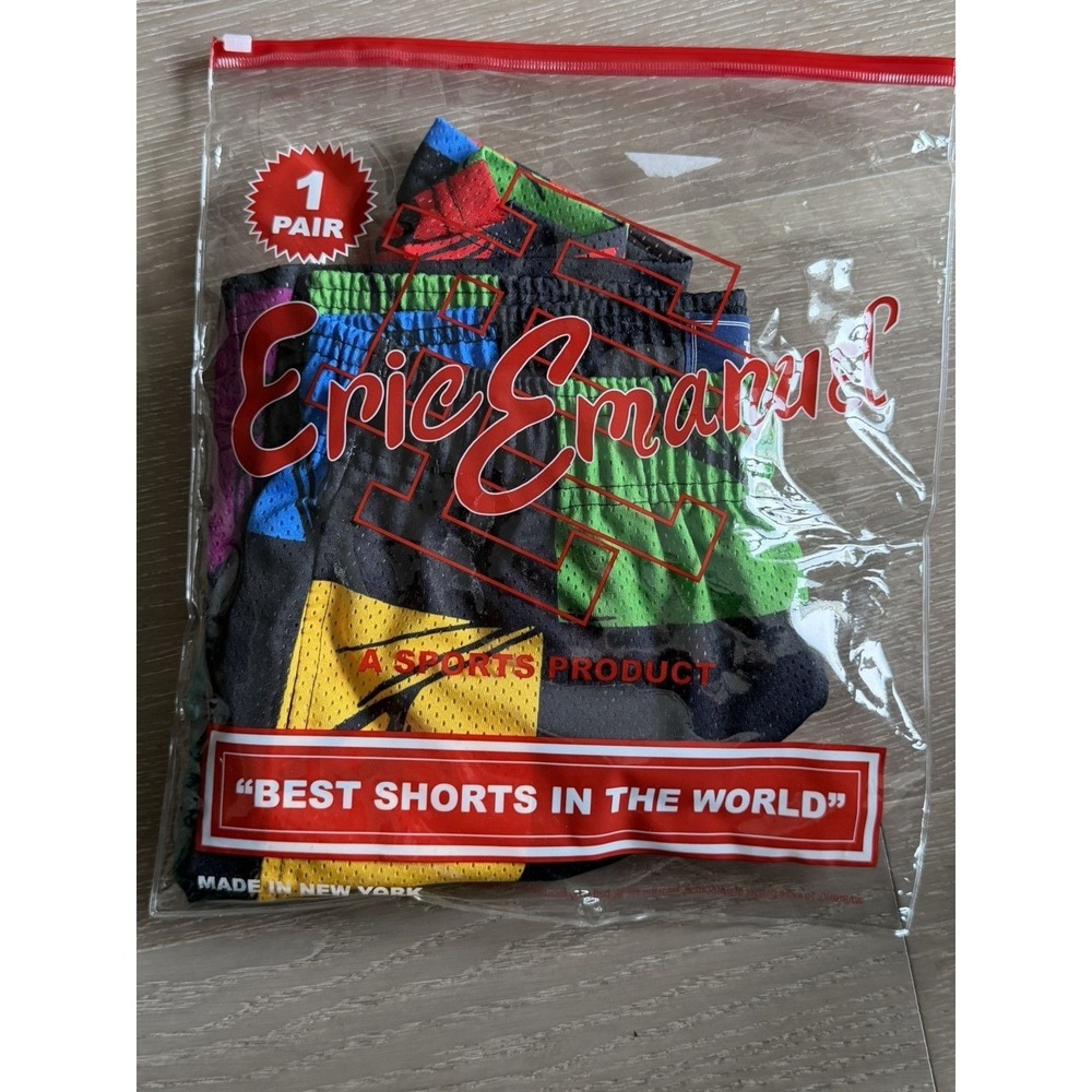 LARGE Eric Emanuel Matty Boy Multi Mesh IN HAND SHIPS NOW